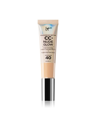 IT Cosmetics Your Skin But Better CC + Nude Glow CC крем за озаряване на лицето SPF 40 Fair Ivory 32 мл.