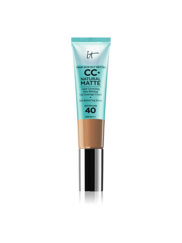 IT Cosmetics Your Skin But Better CC+ Natural Matte CC крем за матиране SPF 40 Tan 32 мл.