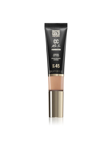 Dripping Gold CC Me In лек фон дьо тен SPF 45 цвят Shortbread 2.5 32 мл.