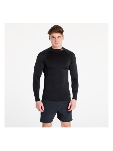 Тениска Nike Pro Men's Dri-FIT Fitness Mock-Neck Long-Sleeve Top Black/ White S