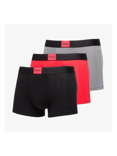 Боксерки Hugo Boss Galaxy Regenerative Cotton Stretch Trunk 3-Pack Black S