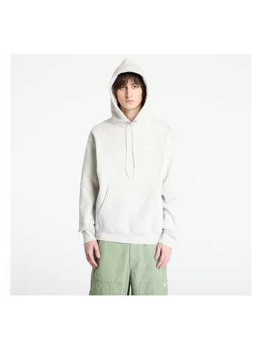 Суитшърт Nike Solo Swoosh Men's Fleece Pullover Hoodie Light Bone/ White XS