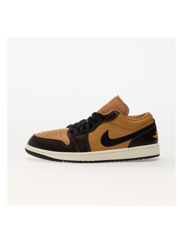 Сникърси Air Jordan 1 Low SE Flax/ Black-Baroque Brown-Vintage Coral EUR 40