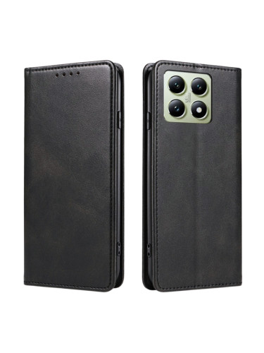 Калъф тефтер флип bSmart Magnetic Book страничен, За Xiaomi 14T, Черен