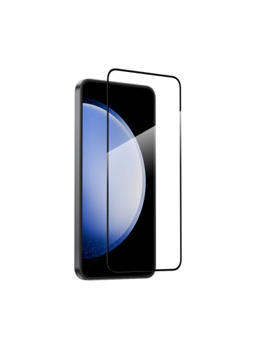 Стъклен протектор за дисплей OG 5D Slim с цяло лепило, За Samsung Galaxy S25, Черен