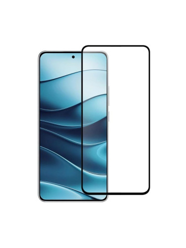 Стъклен протектор за дисплей OG 5D Slim с цяло лепило, За Xiaomi Redmi Note 14 4G/5G, Черен