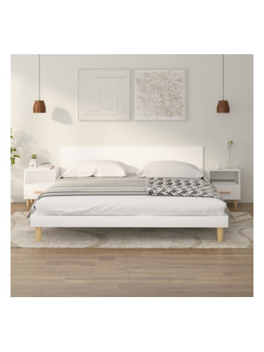 Sonata H Нощни шкафчета, 2 бр, бели, 40x35x47 см