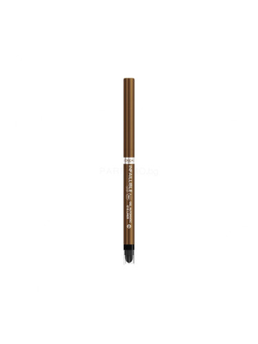 L'Oréal Paris Infaillible Grip 36H Gel Automatic Eye Liner Молив за очи за жени 1,2 g Нюанс 012 Bronzed Espresso