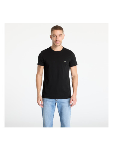 Тениска LACOSTE Base T-shirt Black S