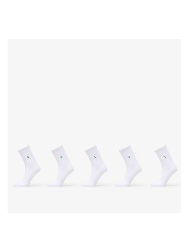 Queens Essential Short Crew Socks 5-Pack White 36-38