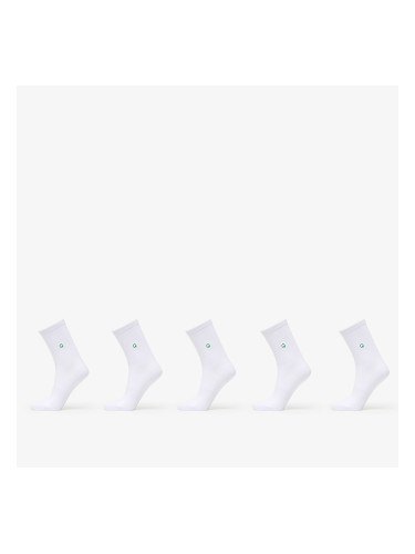 Queens Essential Short Crew Socks 5-Pack White 39-42