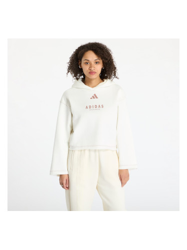 Суитшърт adidas All Szn Loose Graphic Hoodie Off White L