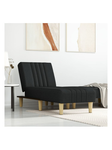 Sonata H Кушетка, черна, текстил