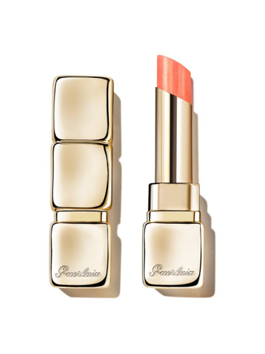 GUERLAIN KissKiss Bee Glow подхранващ и хидратиращ балсам за устни цвят 389 Pearly Peach 3.2 гр.