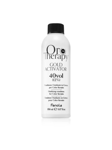 Fanola Oro Therapy Gold Activator активираща емулсия 12 % 40 vol. 150 мл.