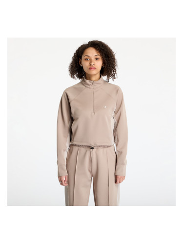 Суитшърт Converse Cropped Fleece Turtleneck Vintage Cargo Sweatshirt Beige M