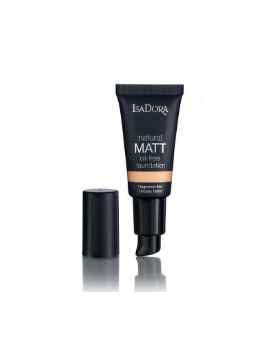 Матиращ фон дьо тен ПРОМО Опаковка IsaDora Natural Matt Oil Free Foundation