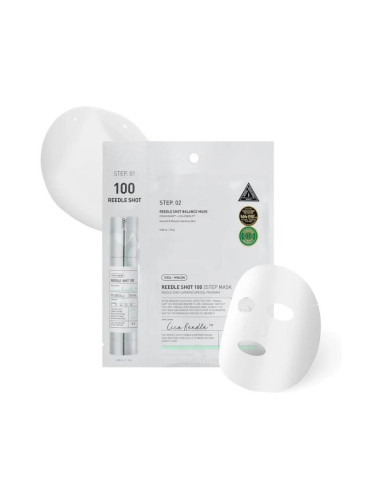 Двустепенна маска за лице с микроигли VT COSMETICS Mild Reedle Shot 100 2Step Mask