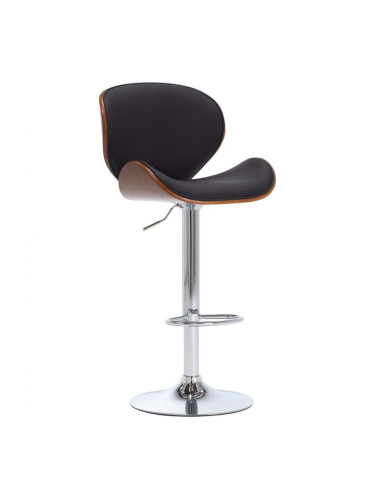 Sonata H Бар табуретка, черна, изкуствена кожа