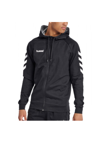 HUMMEL Go Cotton Zip Hoodie Black