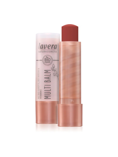 Lavera Multi Balm мултифункционален балсам за устни и скули цвят 01 Sunset Red 4.5 гр.