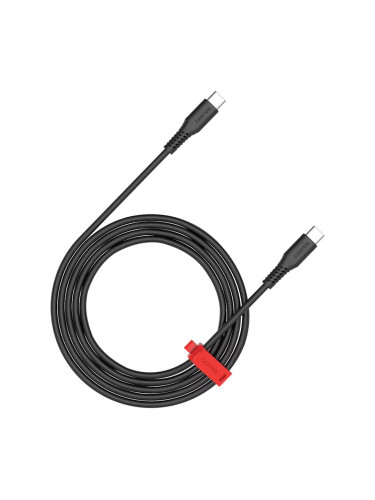 Кабел Canyon CC60SC USB C-C 1.2м черен