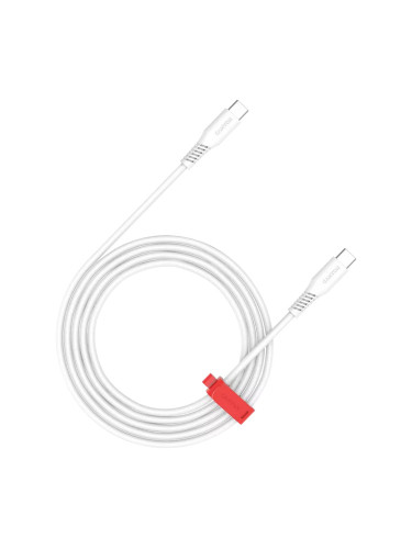 Кабел Canyon CC60SC USB C-C 2м бял