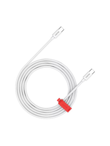 Кабел Canyon 100AB USB C-C 1.2м бял