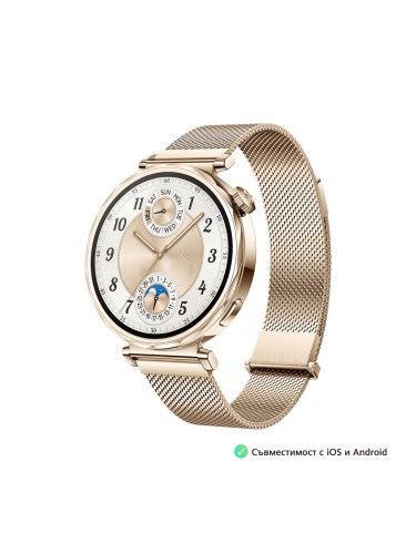 Huawei Watch GT 5 41mm,Gold Milanese,Jana-B19M