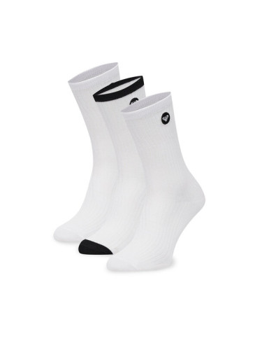 Roxy Дълги чорапи AS_ROXY_02W_SS25 (3-PACK) Бял