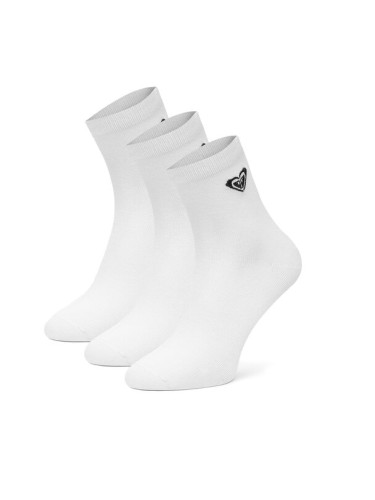 Roxy Къси чорапи AS_ROXY_06Z_SS25 (3-PACK) Бял