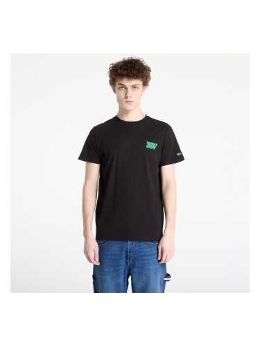 Тениска Tommy Jeans Slim Bubble Print Tee Black L