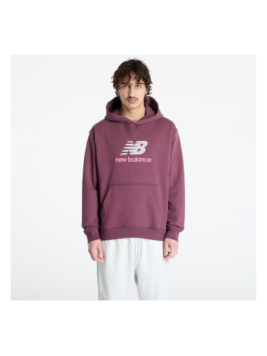 Суитшърт New Balance Athletics French Terry Logo Hoodie Violet XXL