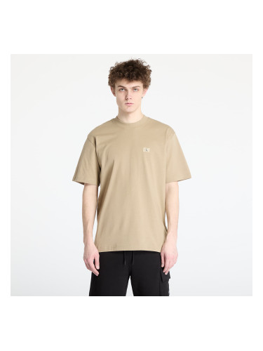 Тениска Calvin Klein Jeans Woven Label Relaxed Tee Brown M
