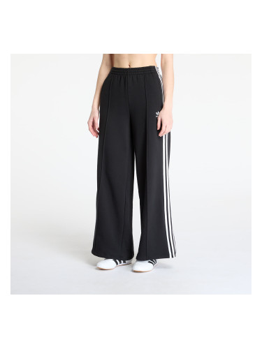 Панталони adidas 3 Stripes Wide Leg Loose French Terry Pant Black M