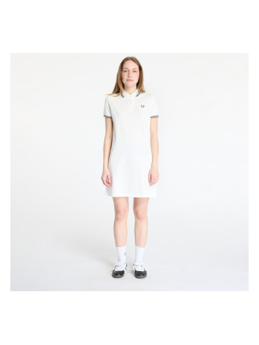 Облекло FRED PERRY The Twin Tipped Dress Snow White/ Court Green 34