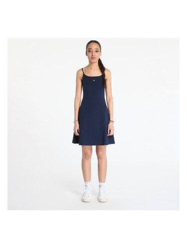 Облекло Tommy Jeans Essential Strap Dress Blue XS