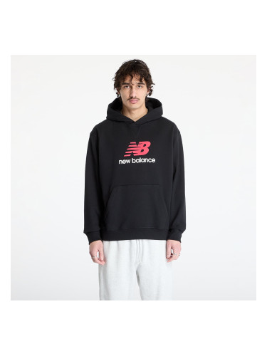 Суитшърт New Balance Athletics French Terry Logo Hoodie Black Bk S