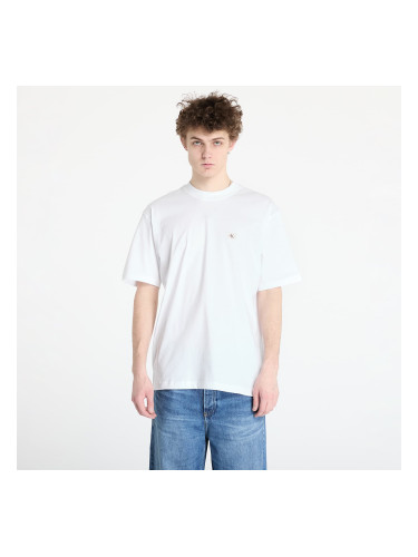 Тениска Calvin Klein Jeans Woven Label Relaxed Tee White M