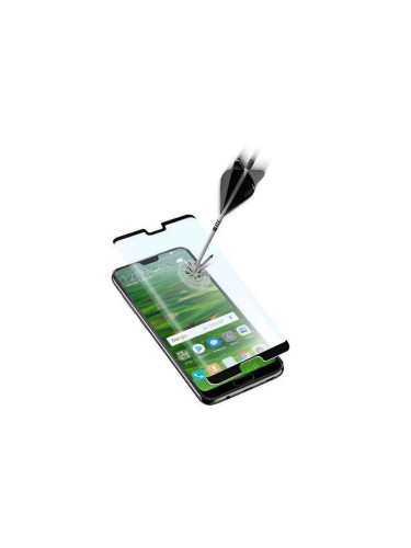 Стъклен протектор Cellular Line за Huawei P20 - Черен