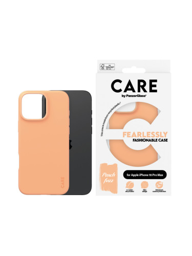 Гръб CARE by PanzerGlass Fashionable за iPhone 16 Pro Max - Peachy