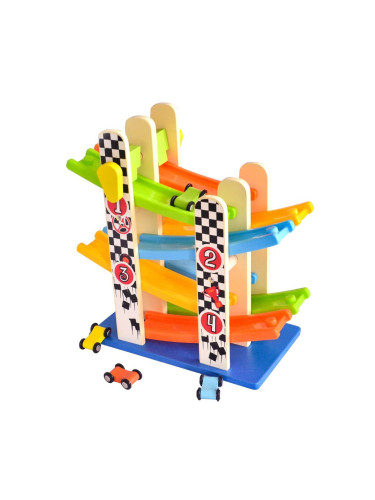 Двойна писта с падащи колички AcoolToy 24 м+