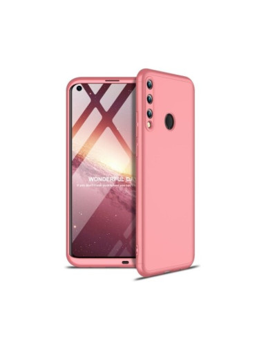 Гръб GKK 3 IN 1 Hard PC Case за Huawei P40 Lite E - Rose gold