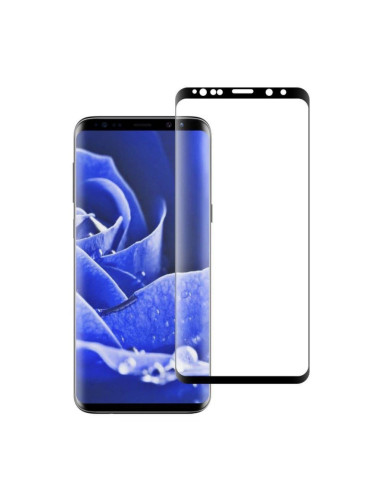 Стъклен протектор Mocolo 5D full glue за Samsung Galaxy S8 Plus - Черен
