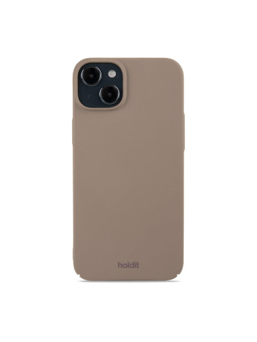 Гръб Holdit Slim Case за iphone 15 Plus - Кафяв