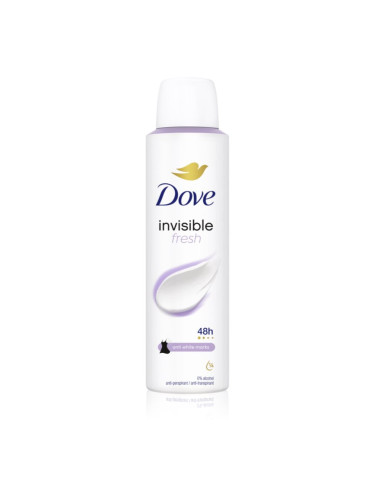 Dove Invisible Fresh дезодорант в спрей срещу бели петна 150 мл.