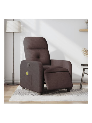 Sonata H Електрически масажен наклоняем стол, тъмнокафяв, текстил