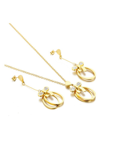 Комплект дамско колие и обеци Lee Cooper LC.S.01260.110