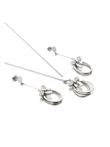 Комплект дамско колие и обеци Lee Cooper LC.S.01260.330