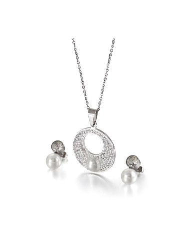 Комплект дамско колие и обеци Lee Cooper LC.S.01261.330